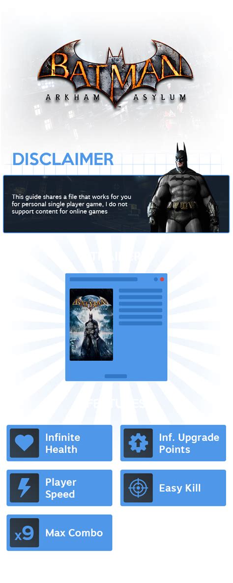 Batman: Arkham Asylum GAME TRAINER GotY Edition +6 Trainer.